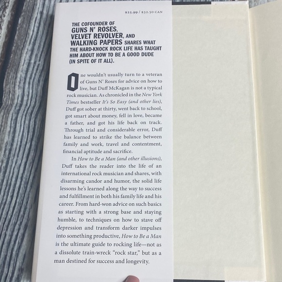 Duff McKagan - How to Be a Man (and Other Illusions) Hardcover Autographed Copy - Picture 6 of 8